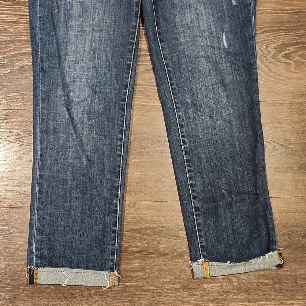 ❤ TALBOTS HIGH RISE SLIM STRAIGHT JEANS, DISTRESSED, 4 (27) - Picture 4 of 8